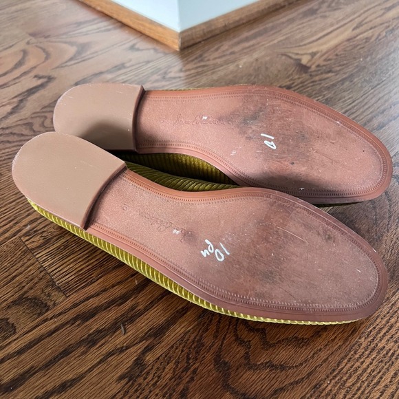Sam Edelman Loraine Bit Loafers Olive Green Ribbed Velvet Corduroy 10 MSRP $150 - Picture 8 of 12
